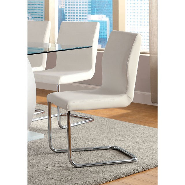 LODIA I White Side Chair - Imperial Furniture (Las Vegas, NV) - Multi Location