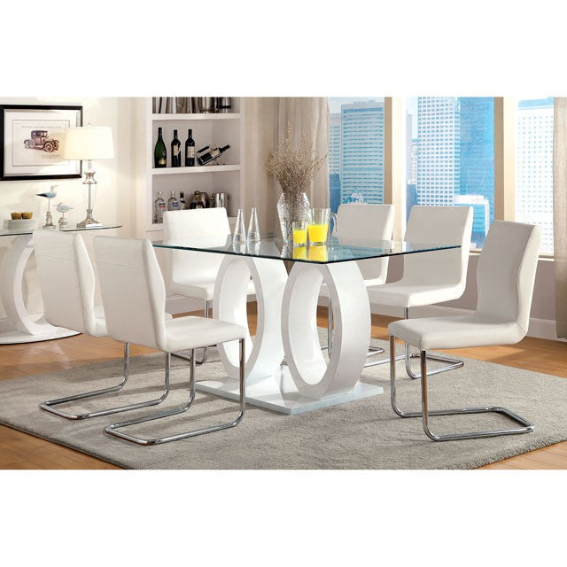 Lodia 7 Pc Dining Table Set - Imperial Furniture (Las Vegas, NV) - Multi Location