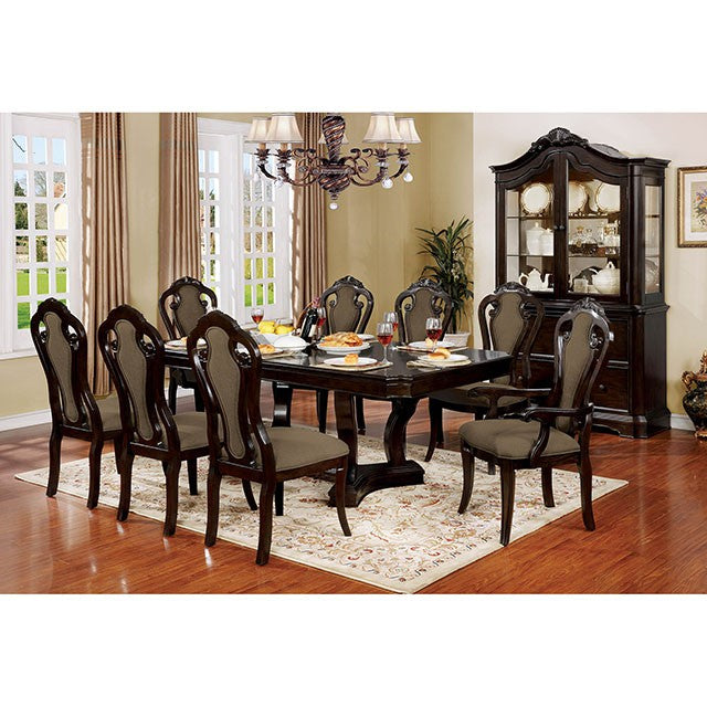 Rosalina Walnut/Beige Side Chair (2/CTN) - Imperial Furniture (Las Vegas, NV) - Multi Location
