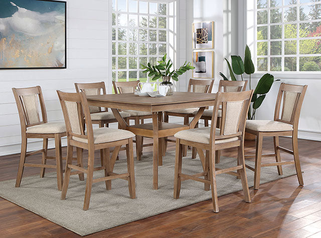 Upminster 7 Pc Counter Ht Table Set - Imperial Furniture (Las Vegas, NV) - Multi Location