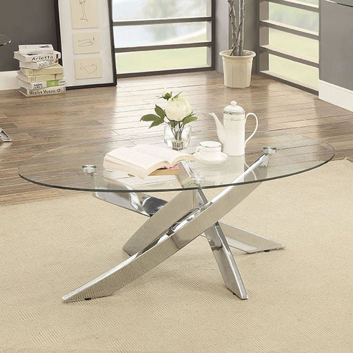 LAILA Chrome Coffee Table - Imperial Furniture (Las Vegas, NV) - Multi Location