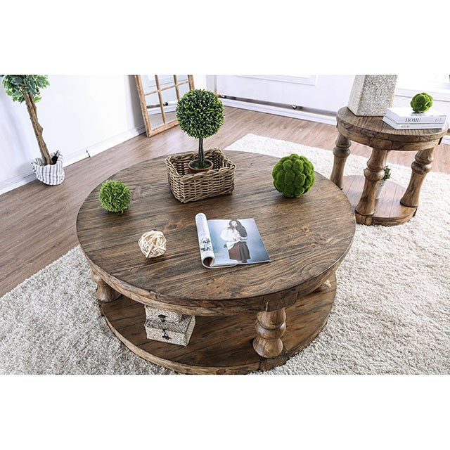 Mika Antique Oak End Table - Imperial Furniture (Las Vegas, NV) - Multi Location