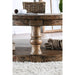 Mika Antique Oak Coffee Table w/ Cushion Top - Imperial Furniture (Las Vegas, NV) - Multi Location