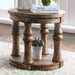Mika Antique Oak End Table - Imperial Furniture (Las Vegas, NV) - Multi Location