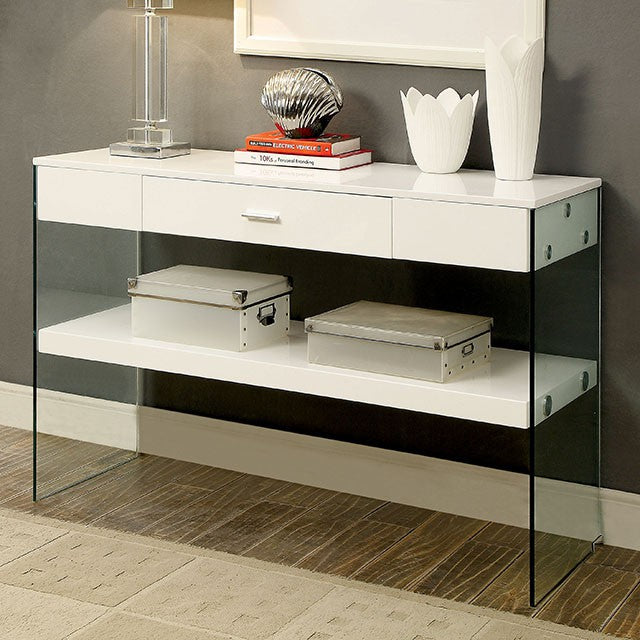 Raya White Sofa Table, White - Imperial Furniture (Las Vegas, NV) - Multi Location