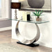 ORLA II Satin Plated/Black Sofa Table - Imperial Furniture (Las Vegas, NV) - Multi Location