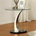 VALO Satin Plated/Black End Table - Imperial Furniture (Las Vegas, NV) - Multi Location