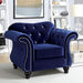 Jolanda Chair Blue & Grey - Imperial Furniture (Las Vegas, NV) - Multi Location
