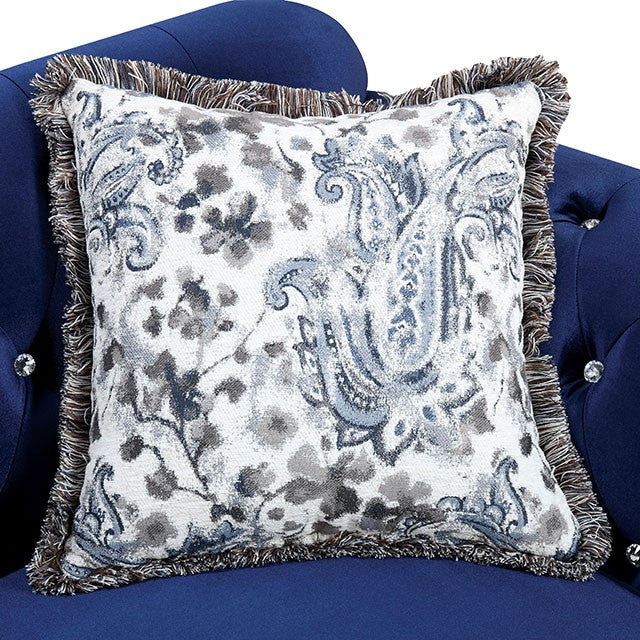 Jolanda Chair Blue & Grey - Imperial Furniture (Las Vegas, NV) - Multi Location