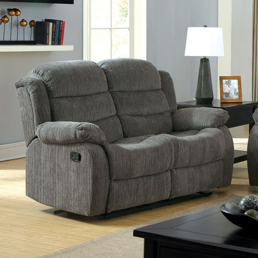 MILLVILLE Gray Love Seat w/ 2 Recliners - Imperial Furniture (Las Vegas, NV) - Multi Location