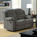 MILLVILLE Gray Love Seat w/ 2 Recliners - Imperial Furniture (Las Vegas, NV) - Multi Location