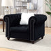 Giacomo Chair Black & Blue - Imperial Furniture (Las Vegas, NV) - Multi Location