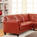 PEEVER Mahogany Red Sectional, Mahogany Red (K/D) - Imperial Furniture (Las Vegas, NV) - Multi Location