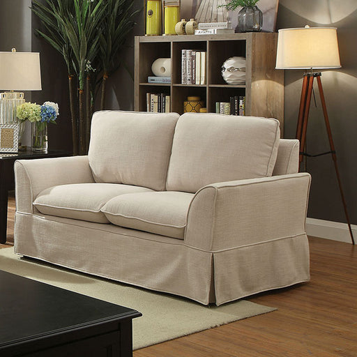 Maxine Love Seat Beige - Imperial Furniture (Las Vegas, NV) - Multi Location