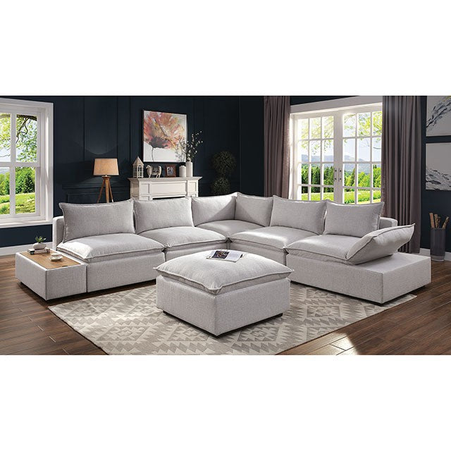 Arlene Sectional White - Imperial Furniture (Las Vegas, NV) - Multi Location