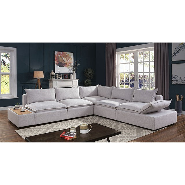Arlene Sectional White - Imperial Furniture (Las Vegas, NV) - Multi Location