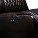 Mariah Power Sectional w/ Recliner Brown - Imperial Furniture (Las Vegas, NV) - Multi Location