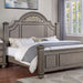 Syracuse Bed Cherry & Grey - Imperial Furniture (Las Vegas, NV) - Multi Location