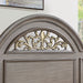 Syracuse Bed Cherry & Grey - Imperial Furniture (Las Vegas, NV) - Multi Location
