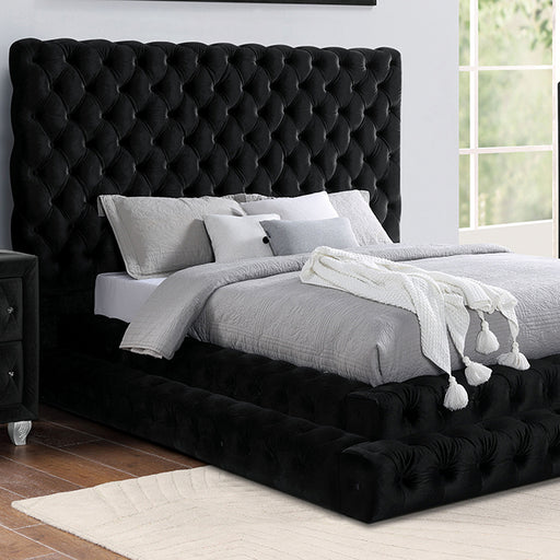 Stefania Bed Grey & Queen - Imperial Furniture (Las Vegas, NV) - Multi Location