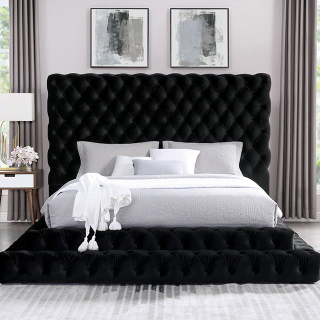 Stefania Bed Grey & Queen - Imperial Furniture (Las Vegas, NV) - Multi Location