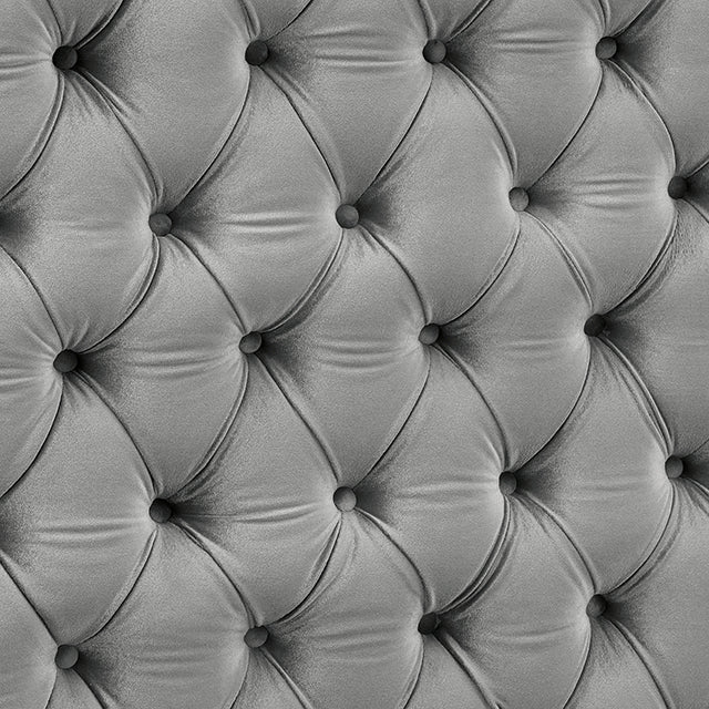 Stefania Bed Grey & Queen - Imperial Furniture (Las Vegas, NV) - Multi Location