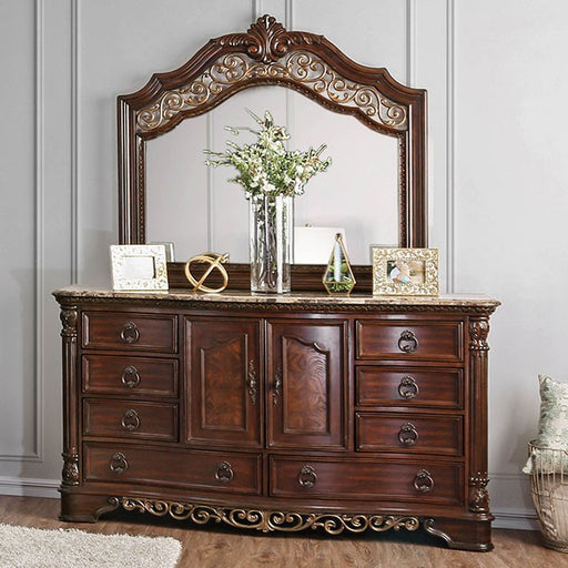 Menodora Brown Cherry Dresser - Imperial Furniture (Las Vegas, NV) - Multi Location