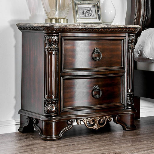 Menodora Brown Cherry Night Stand - Imperial Furniture (Las Vegas, NV) - Multi Location