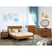 Lennart Bed Oak, Black, Gray, & White - Imperial Furniture (Las Vegas, NV) - Multi Location