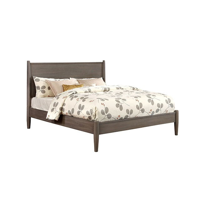 Lennart Bed Oak, Black, Gray, & White - Imperial Furniture (Las Vegas, NV) - Multi Location