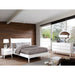 Lennart Bed Oak, Black, Gray, & White - Imperial Furniture (Las Vegas, NV) - Multi Location