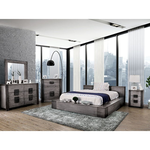 JANEIRO Cal.King & Queen Bed - Imperial Furniture (Las Vegas, NV) - Multi Location