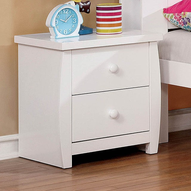 Marlee White Night Stand - Imperial Furniture (Las Vegas, NV) - Multi Location