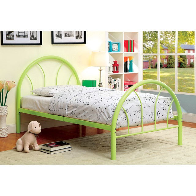 Rainbow Full Bed Black, White, Silver, Black, & Green - Imperial Furniture (Las Vegas, NV) - Multi Location