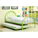 Rainbow Full Bed Black, White, Silver, Black, & Green - Imperial Furniture (Las Vegas, NV) - Multi Location