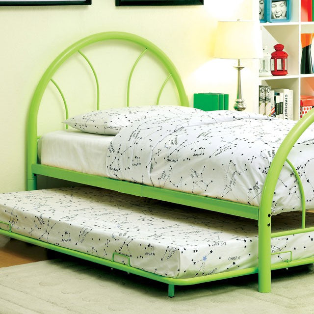 Rainbow Full Bed Black, White, Silver, Black, & Green - Imperial Furniture (Las Vegas, NV) - Multi Location