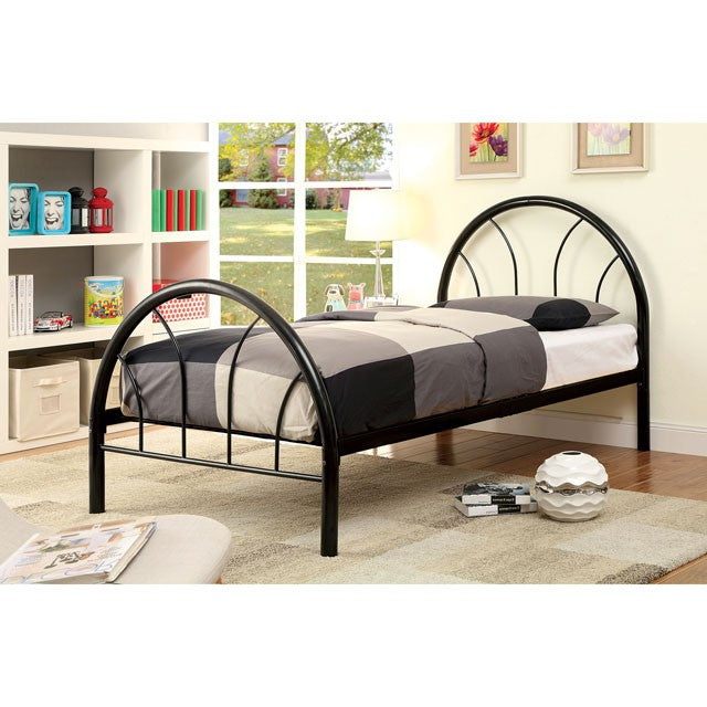 Rainbow Full Bed Black, White, Silver, Black, & Green - Imperial Furniture (Las Vegas, NV) - Multi Location