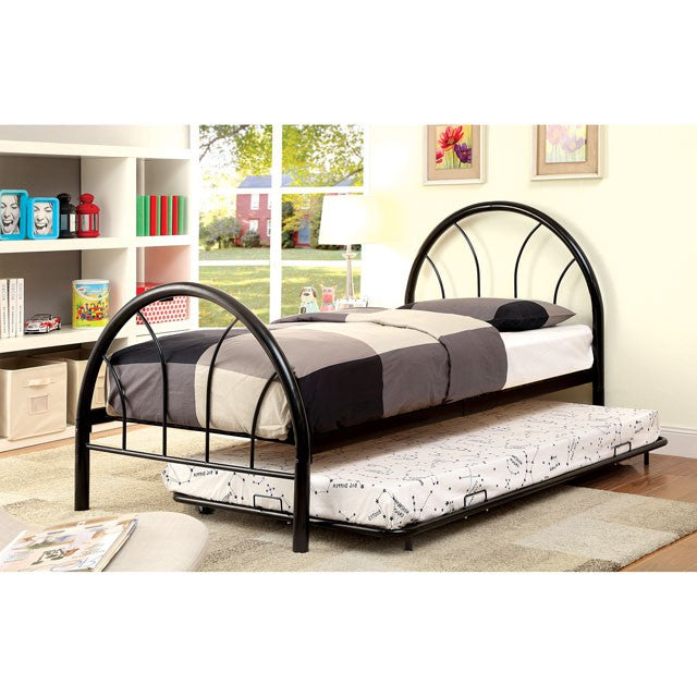 Rainbow Full Bed Black, White, Silver, Black, & Green - Imperial Furniture (Las Vegas, NV) - Multi Location