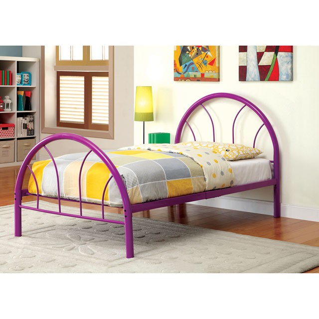 Rainbow Full Bed Black, White, Silver, Black, & Green - Imperial Furniture (Las Vegas, NV) - Multi Location