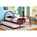 Rainbow Full Bed Black, White, Silver, Black, & Green - Imperial Furniture (Las Vegas, NV) - Multi Location