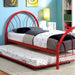 Rainbow Full Bed Black, White, Silver, Black, & Green - Imperial Furniture (Las Vegas, NV) - Multi Location