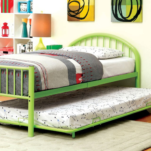 Rainbow Full Bed Black, White, Silver, Black, & Green - Imperial Furniture (Las Vegas, NV) - Multi Location