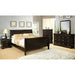Louis Philippe Full Bed Expresso & White - Imperial Furniture (Las Vegas, NV) - Multi Location