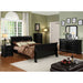 Louis Philippe Cal.King Bed Black & Grey - Imperial Furniture (Las Vegas, NV) - Multi Location
