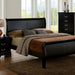 Louis Philippe Bed Black, White, & Cherry - Imperial Furniture (Las Vegas, NV) - Multi Location