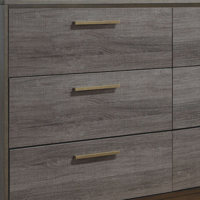 MANVEL Two-Tone Antique Gray Dresser - Imperial Furniture (Las Vegas, NV) - Multi Location