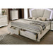 Maddie Bed White & Silver - Imperial Furniture (Las Vegas, NV) - Multi Location