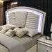 Maddie Bed White & Silver - Imperial Furniture (Las Vegas, NV) - Multi Location