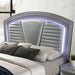Maddie Bed White & Silver - Imperial Furniture (Las Vegas, NV) - Multi Location