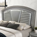 Maddie Bed White & Silver - Imperial Furniture (Las Vegas, NV) - Multi Location